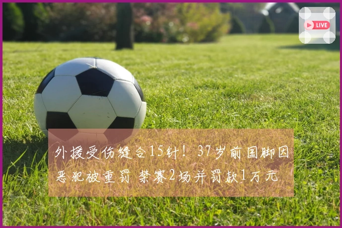 外援受伤缝合15针！37岁前国脚因恶犯被重罚 禁赛2场并罚款1万元