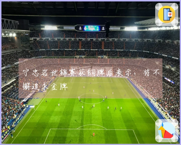 宁忠岩世锦赛获铜牌后表示，将不懈追求金牌